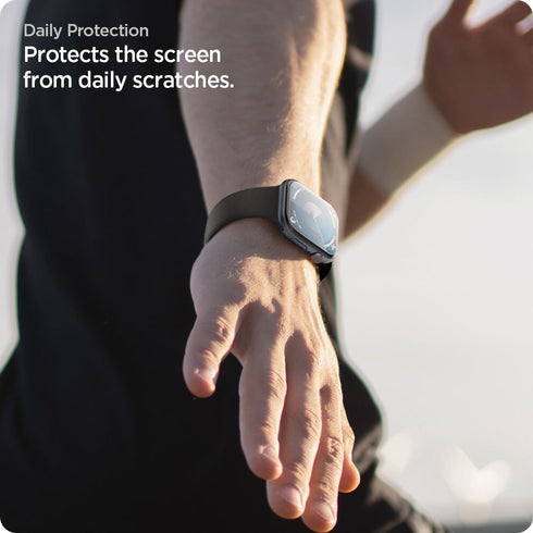 Spigen Apple Watch 11/10 Series Screen Protector – EliteShield EZ Fit (2 Pack)